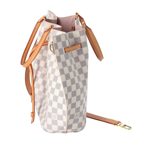 Louis Vuitton Girolata Azur Damier Tote Bag N41579 Canvas Beige - Picture 4 of 11